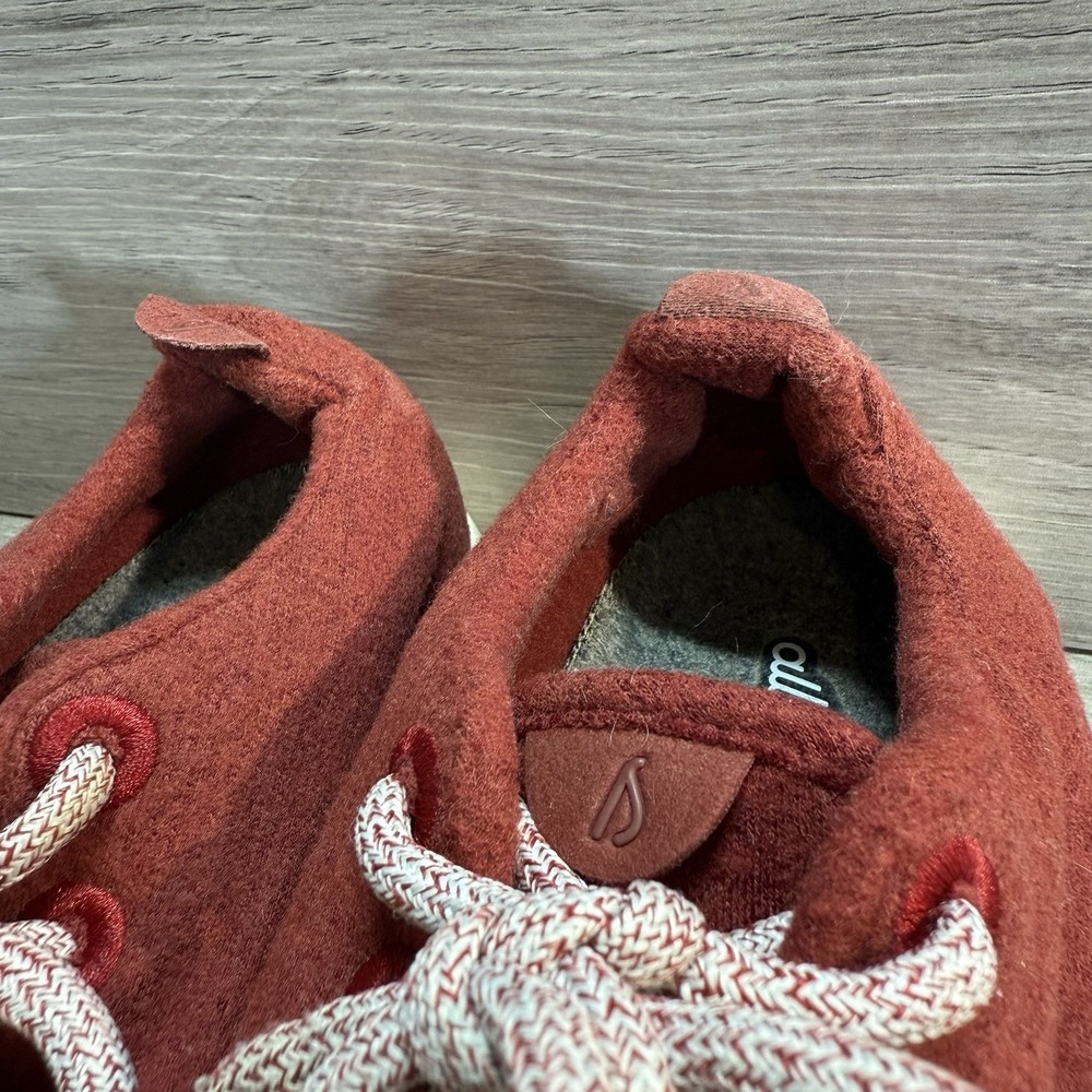 Allbirds Wool Runners Merino WR Athletic Running Shoes Red White Womens Size 6 - Picture 5 of 12